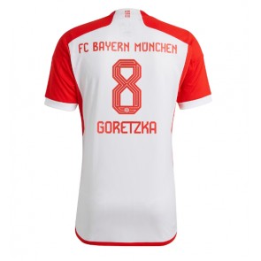 Bayern Munich Leon Goretzka #8 Replika Hjemmebanetrøje 2023-24 Kortærmet